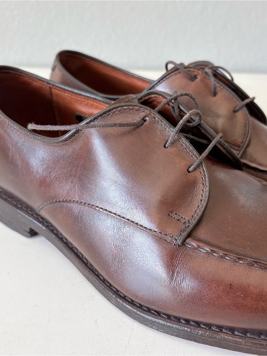 Allen Edmonds Parkway Brown Leather Split Toe Derby Dress Shoes Mens Size 10.5 D main image 5